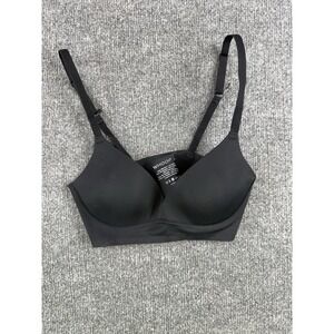 WHOOP Sports Bra Womens XS Black Wireless Padded Crossback Device Pocket